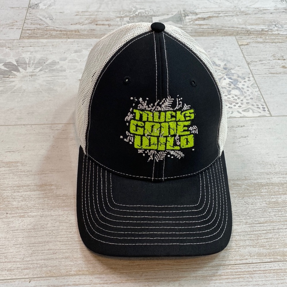 Trucks Gone Wild Black and Lime Green Baseball Hat